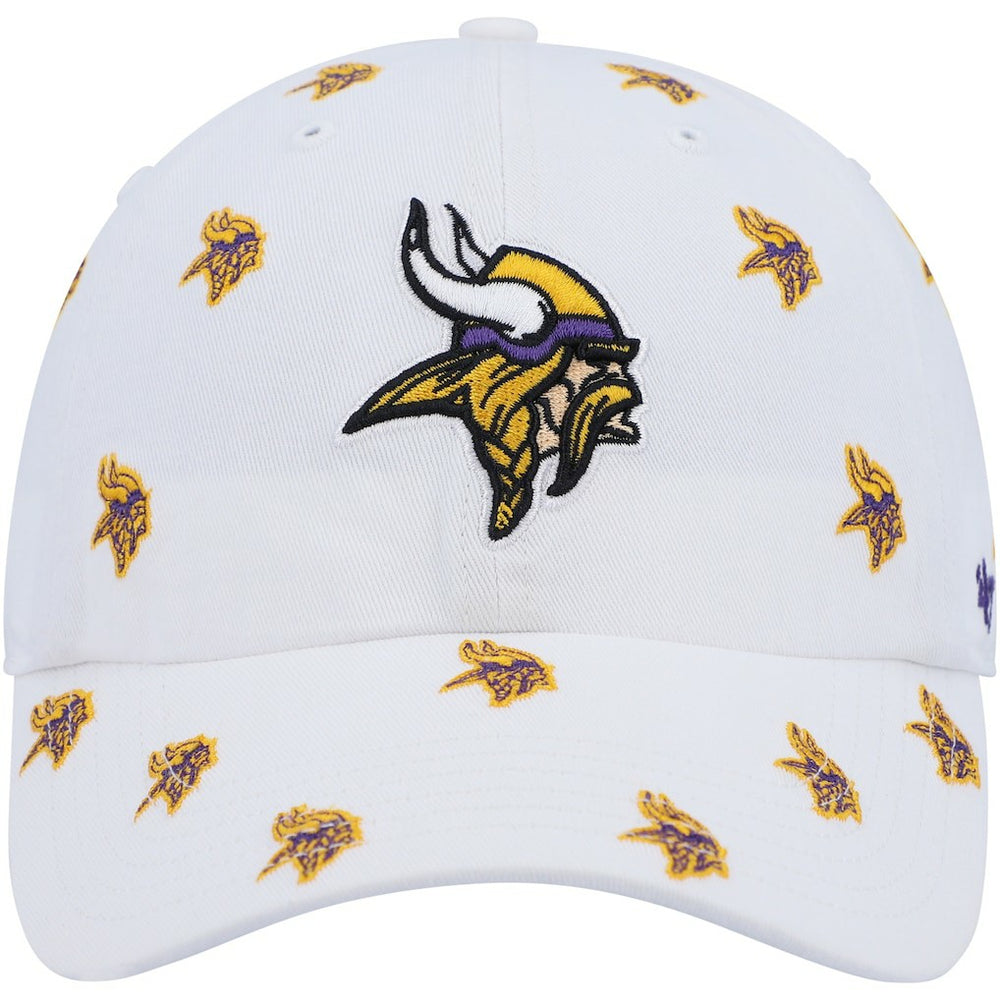 Minnesota Vikings '47 Women's Confetti Clean Up Adjustable Hat White - 47 brand