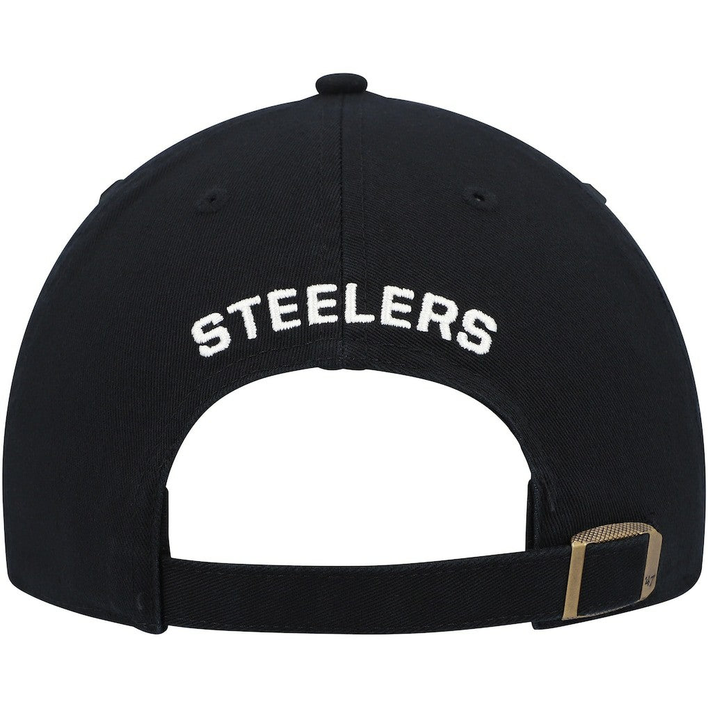 Pittsburgh Steelers '47 Women's Finley Clean Up Adjustable Hat Black - 47 brand