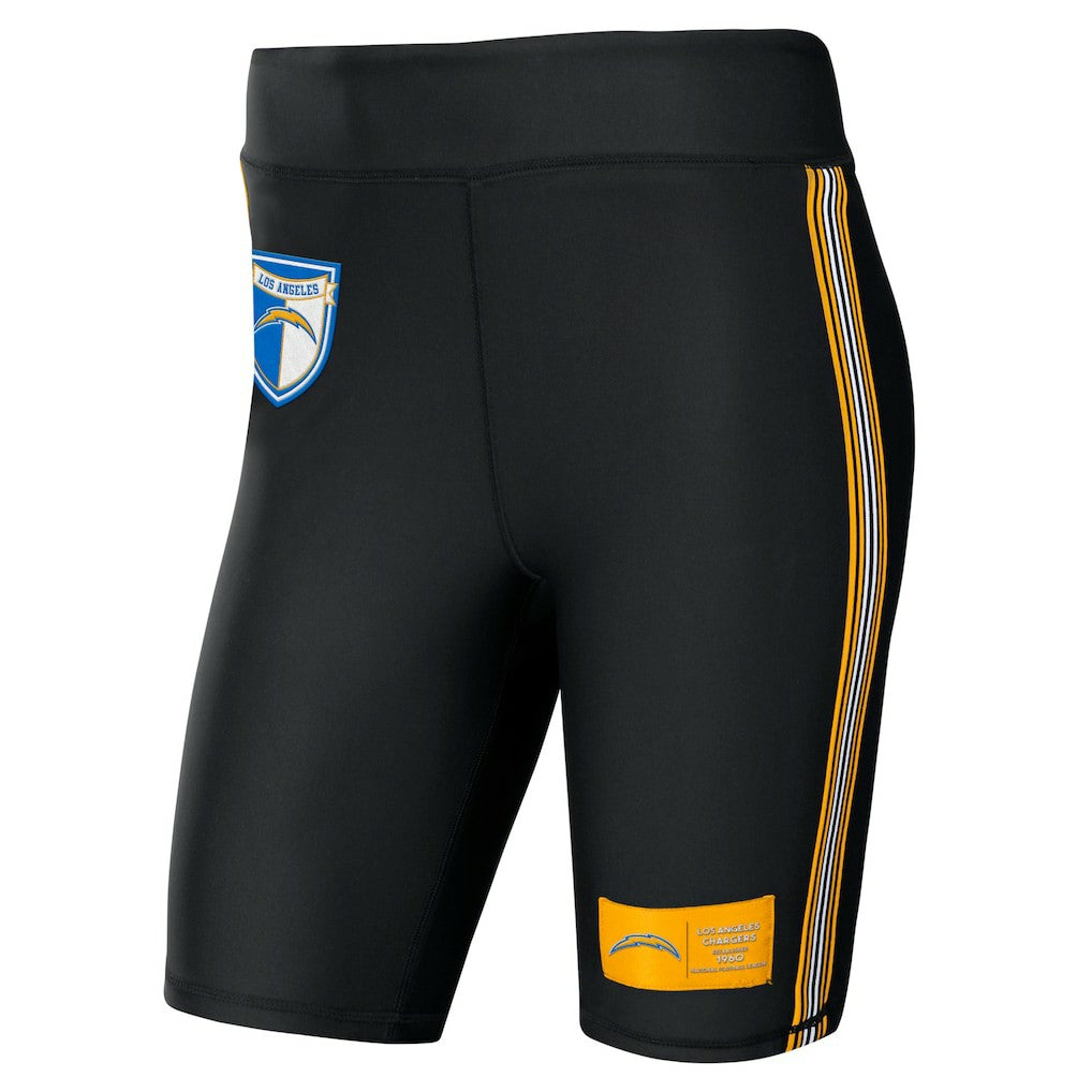 Los Angeles Chargers WEAR by Erin Andrews Women's Biker Shorts Black - NFL