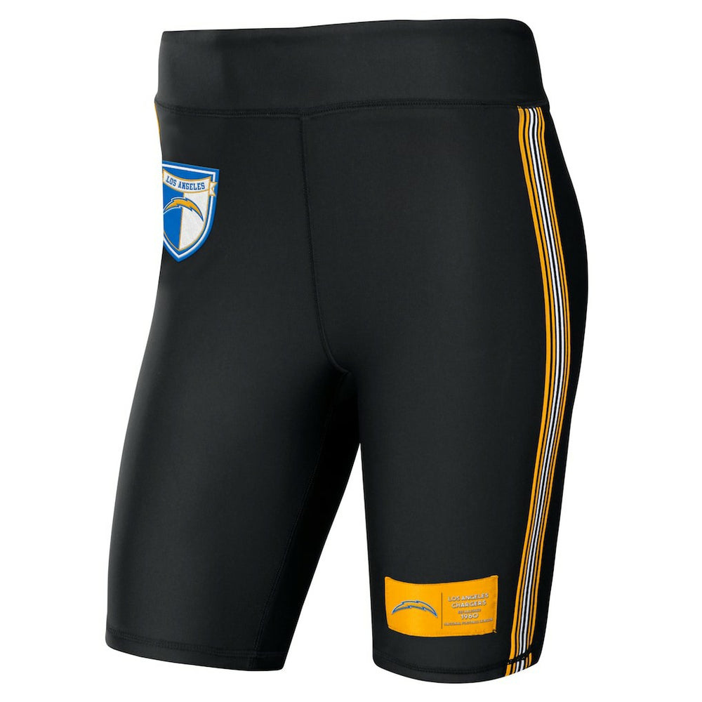 Los Angeles Chargers WEAR by Erin Andrews Women's Biker Shorts Black - NFL