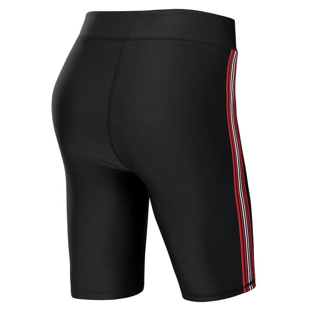 New England Patriots WEAR by Erin Andrews Women's Biker Shorts Black - NFL