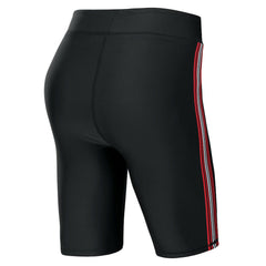 New England Patriots WEAR by Erin Andrews Women's Biker Shorts Black - NFL
