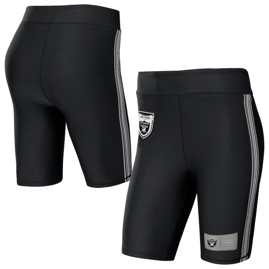 Las Vegas Raiders WEAR by Erin Andrews Women's Biker Shorts Black - NFL