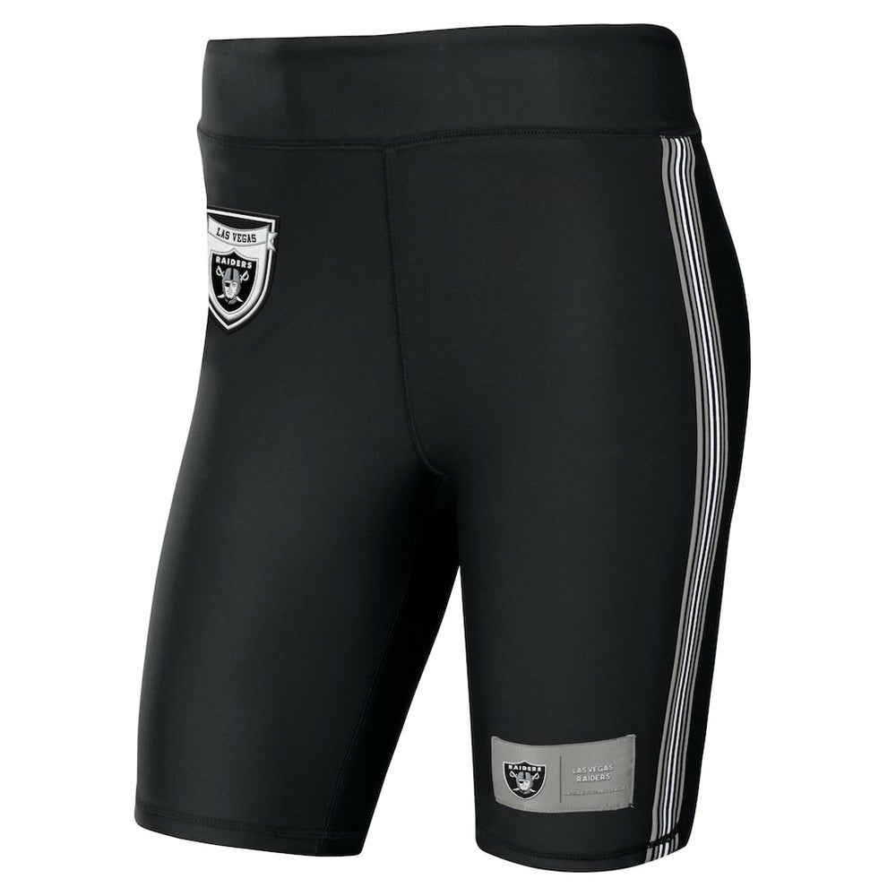 Las Vegas Raiders WEAR by Erin Andrews Women's Biker Shorts Black - NFL