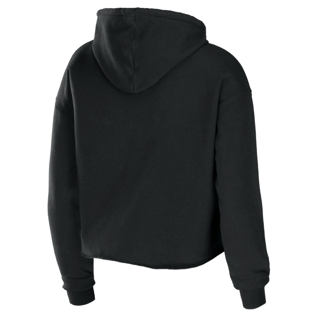 Tennessee Titans WEAR by Erin Andrews Women's Cropped Sponge Fleece Pullover Hoodie Black - NFL