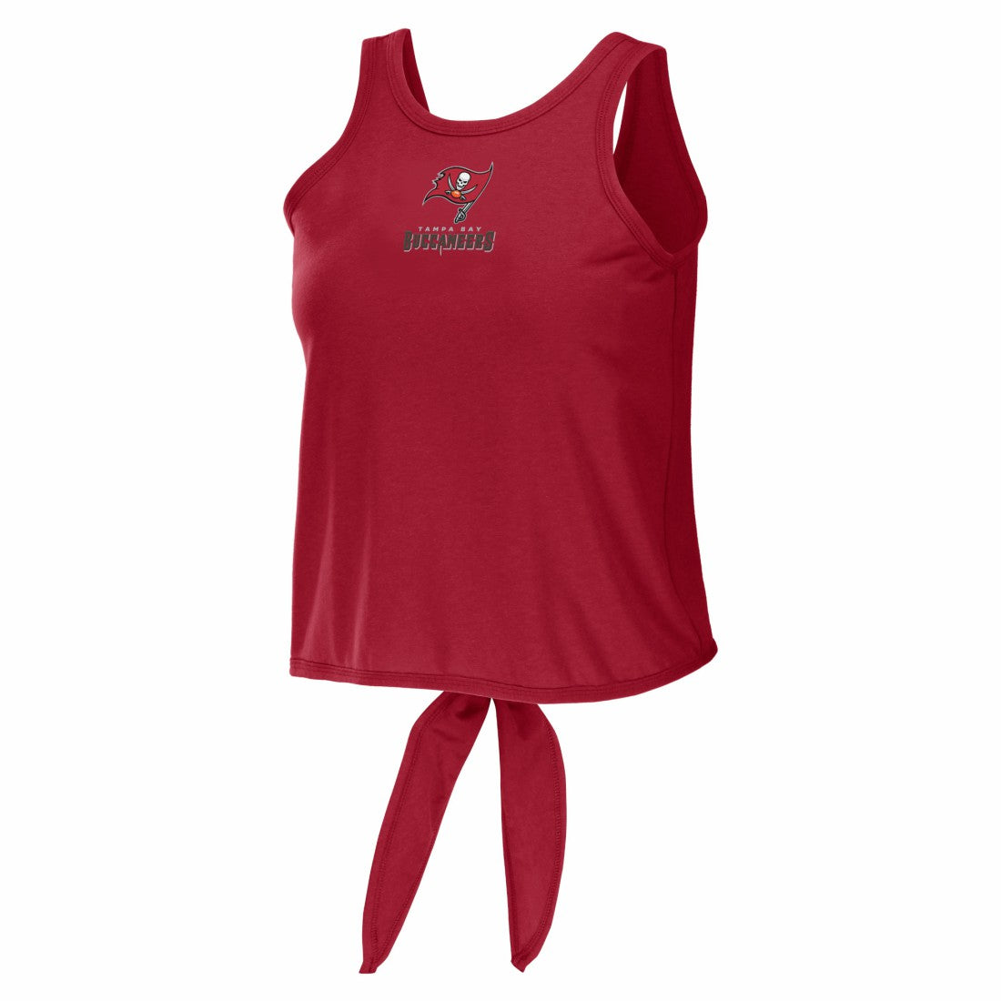 Tampa Bay Buccaneers WEAR by Erin Andrews Women's Open Back Twist Tie Tank Top Red - NFL