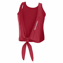 Tampa Bay Buccaneers WEAR by Erin Andrews Women's Open Back Twist Tie Tank Top Red - NFL