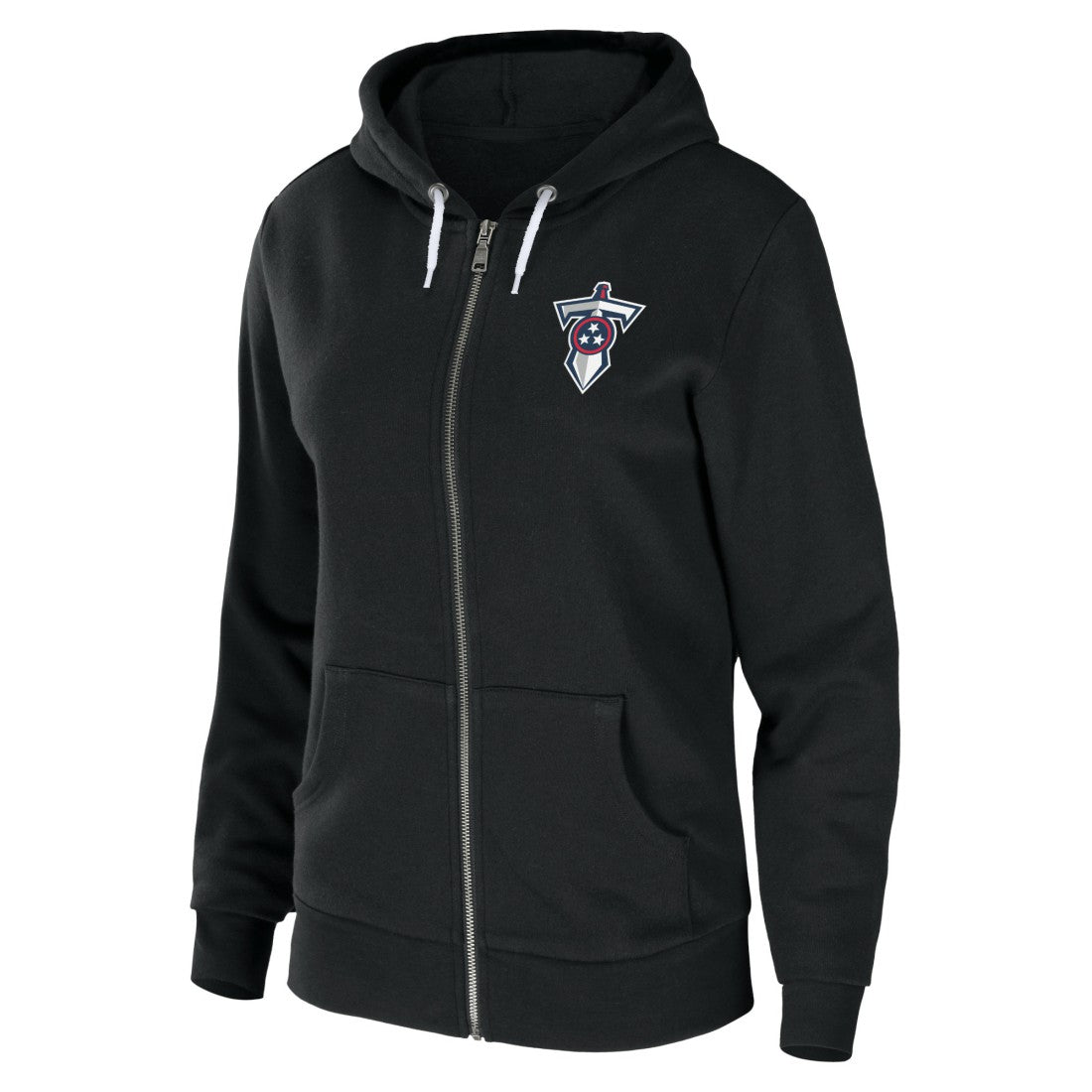 Tennessee Titans WEAR by Erin Andrews Women's Sponge Fleece Full-Zip Hoodie Black - NFL