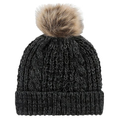 Cincinnati Bengals '47 Women's Meeko Cuffed Knit Hat with Pom Black - 47 brand