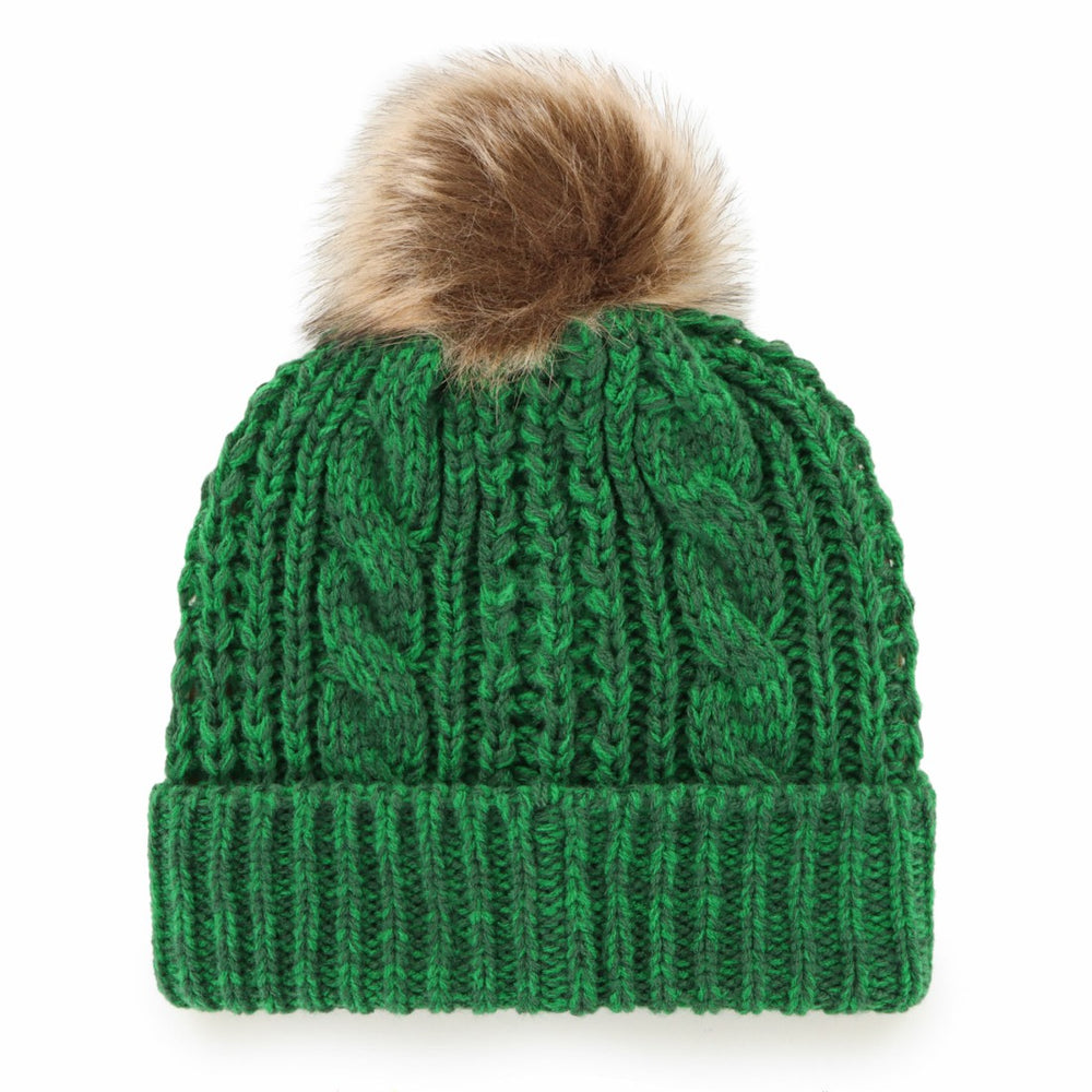 Green Bay Packers '47 Women's Meeko Cuffed Knit Hat with Pom Green - 47 brand