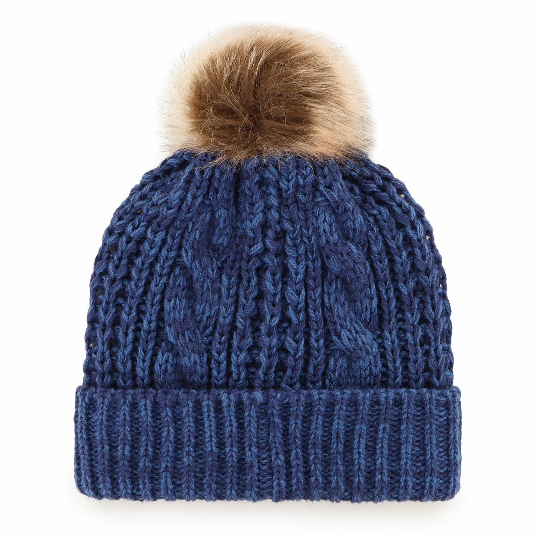 Tennessee Titans '47 Women's Meeko Cuffed Knit Hat with Pom Navy - 47 brand