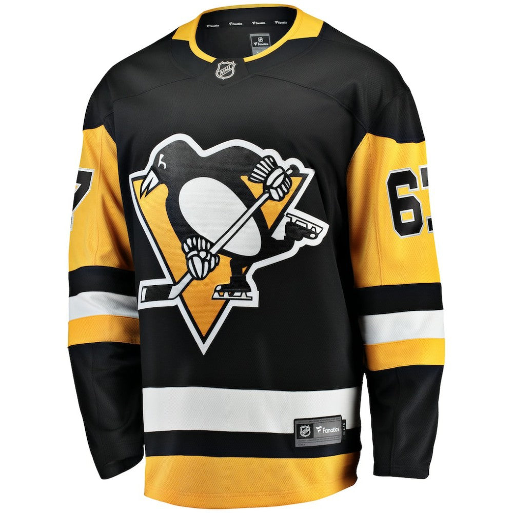 Rickard Rakell Pittsburgh Penguins Fanatics Home Breakaway Player Jersey - Black | NHL Jerseys