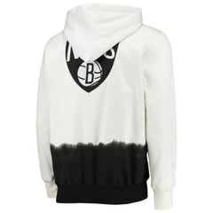 NBA - Brooklyn Nets FISLL Double Dribble Dip-Dye Pullover Hoodie - Oatmeal