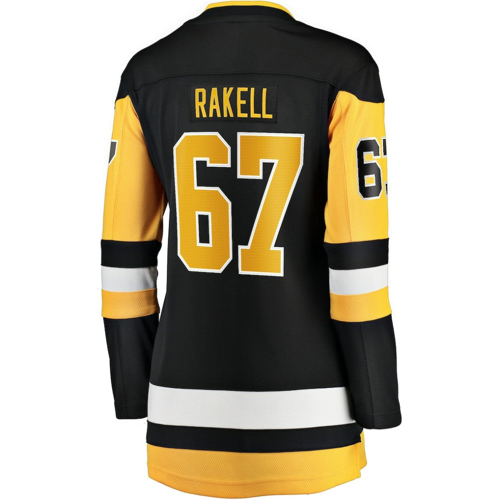 Rickard Rakell Pittsburgh Penguins Women's Fanatics Home Breakaway Player Jersey Black