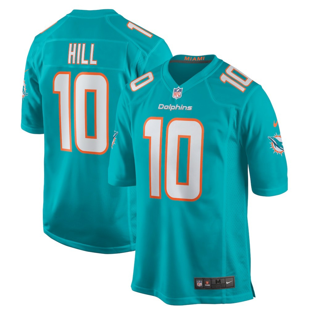 Tyreek Hill Miami Dolphins Game Jersey Aqua - Nike