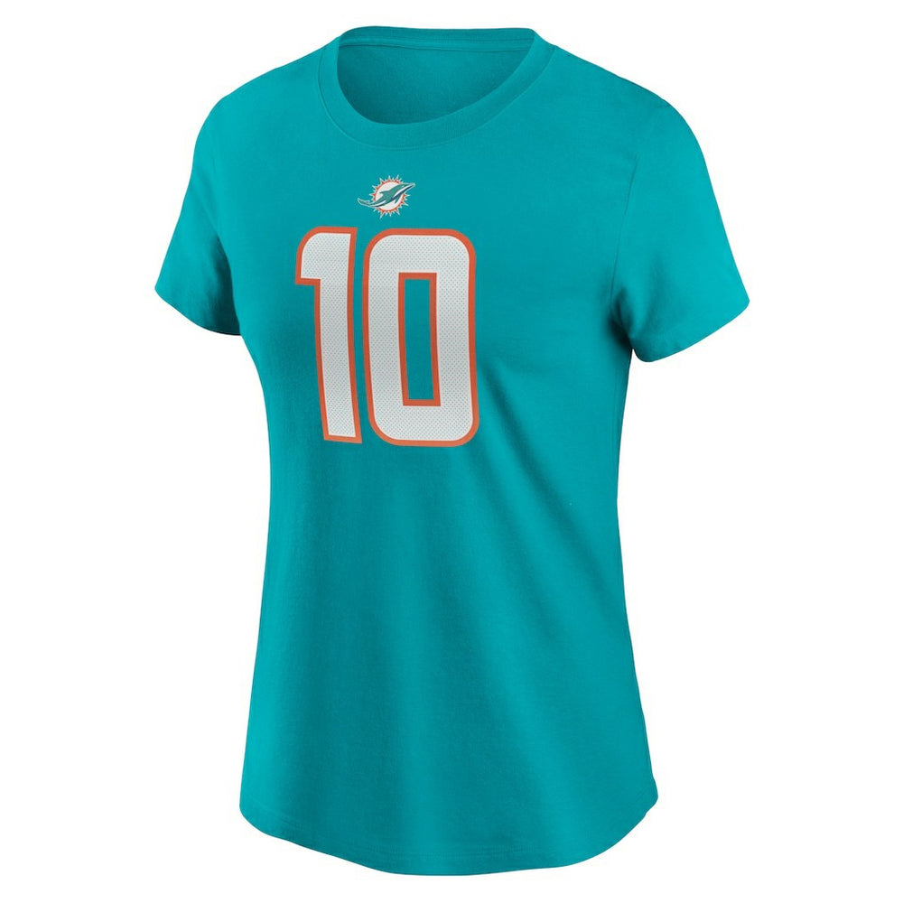 Tyreek Hill Miami Dolphins Women's Player Name & Number T-Shirt Aqua - Nike