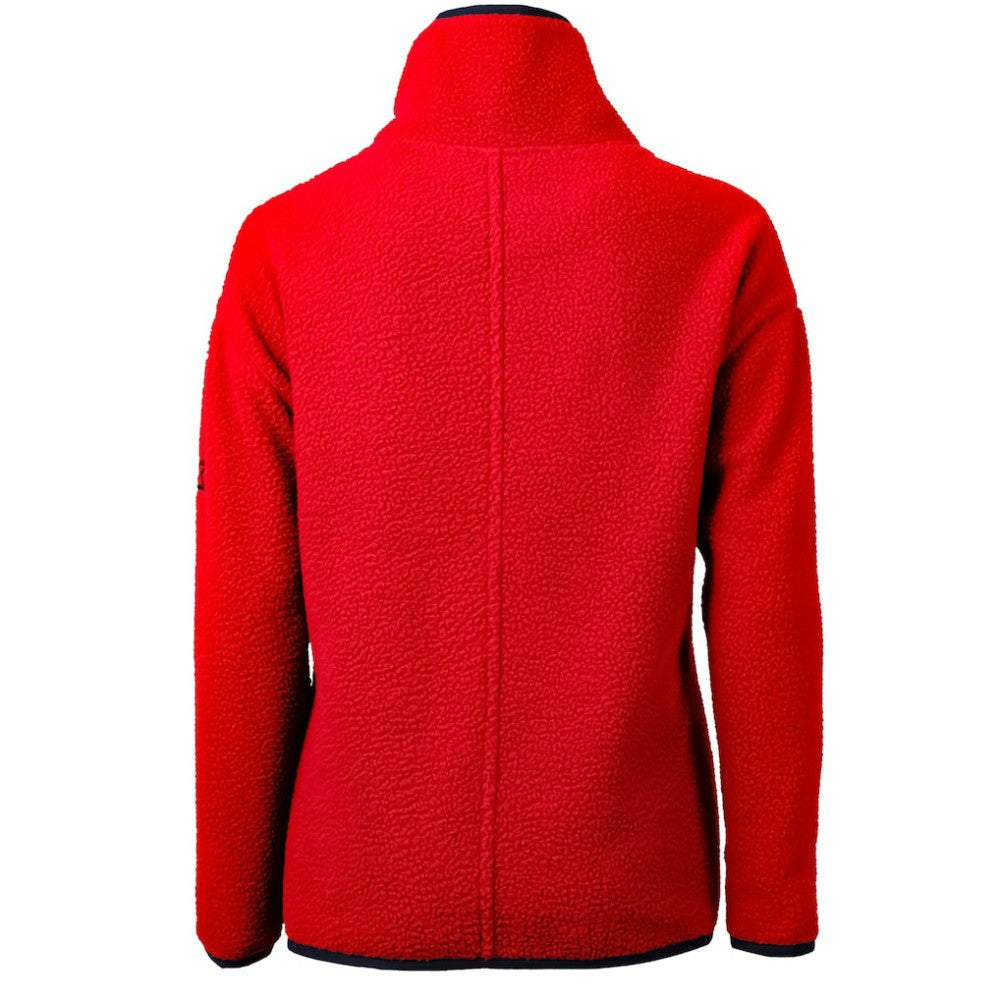 Boston Red Sox Cutter & Buck Women's Cascade Eco Sherpa Fleece Quarter-Zip Pullover Jacket for sale