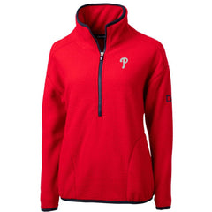 Philadelphia Phillies Cutter & Buck Women's Cascade Eco Sherpa Fleece Quarter-Zip Pullover Jacket Near Me