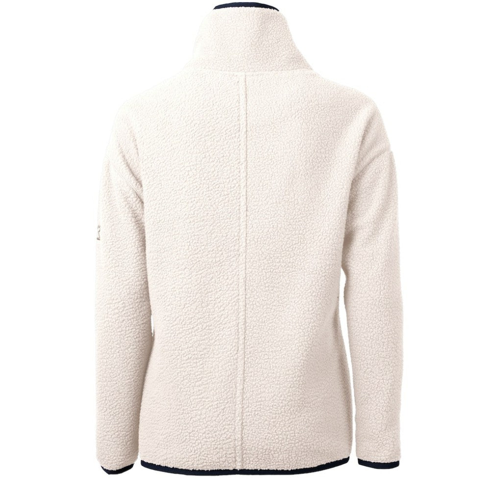 Milwaukee Brewers Cutter & Buck Women's Cascade Eco Sherpa Fleece Quarter-Zip Pullover Jacket Online
