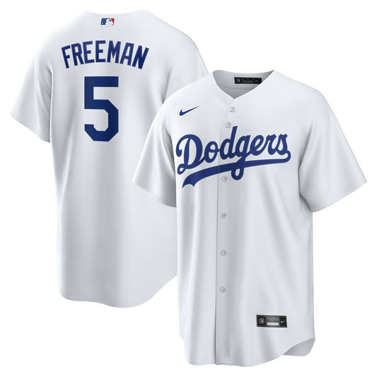 Freddie Freeman Los Angeles Dodgers Nike Replica Player Jersey - White | MLB Jerseys