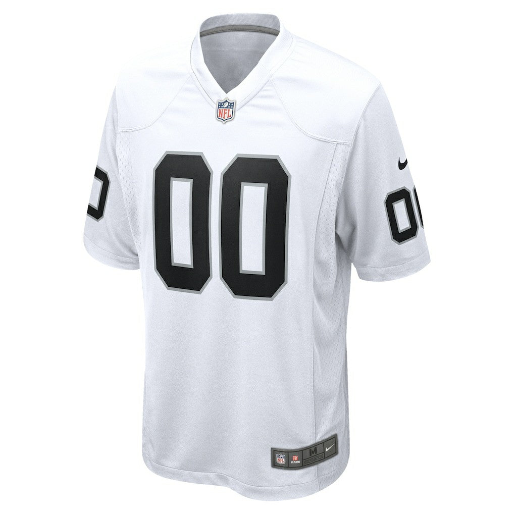 Las Vegas Raiders Youth Team Custom Game Jersey White - Nike