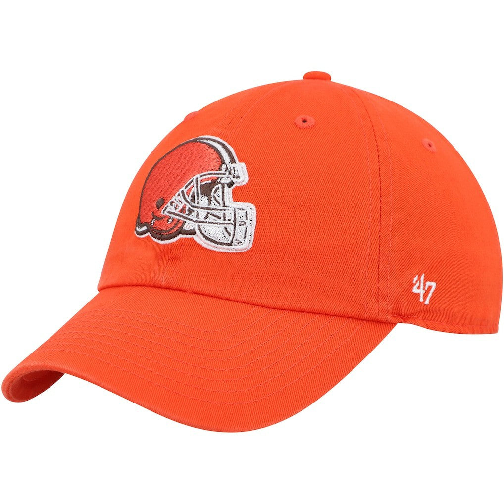 Cleveland Browns '47 Clean Up Primary Adjustable Hat Orange - 47 brand