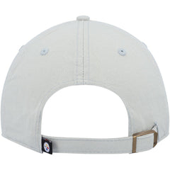 Pittsburgh Steelers '47 Clean Up Adjustable Hat Gray - 47 brand