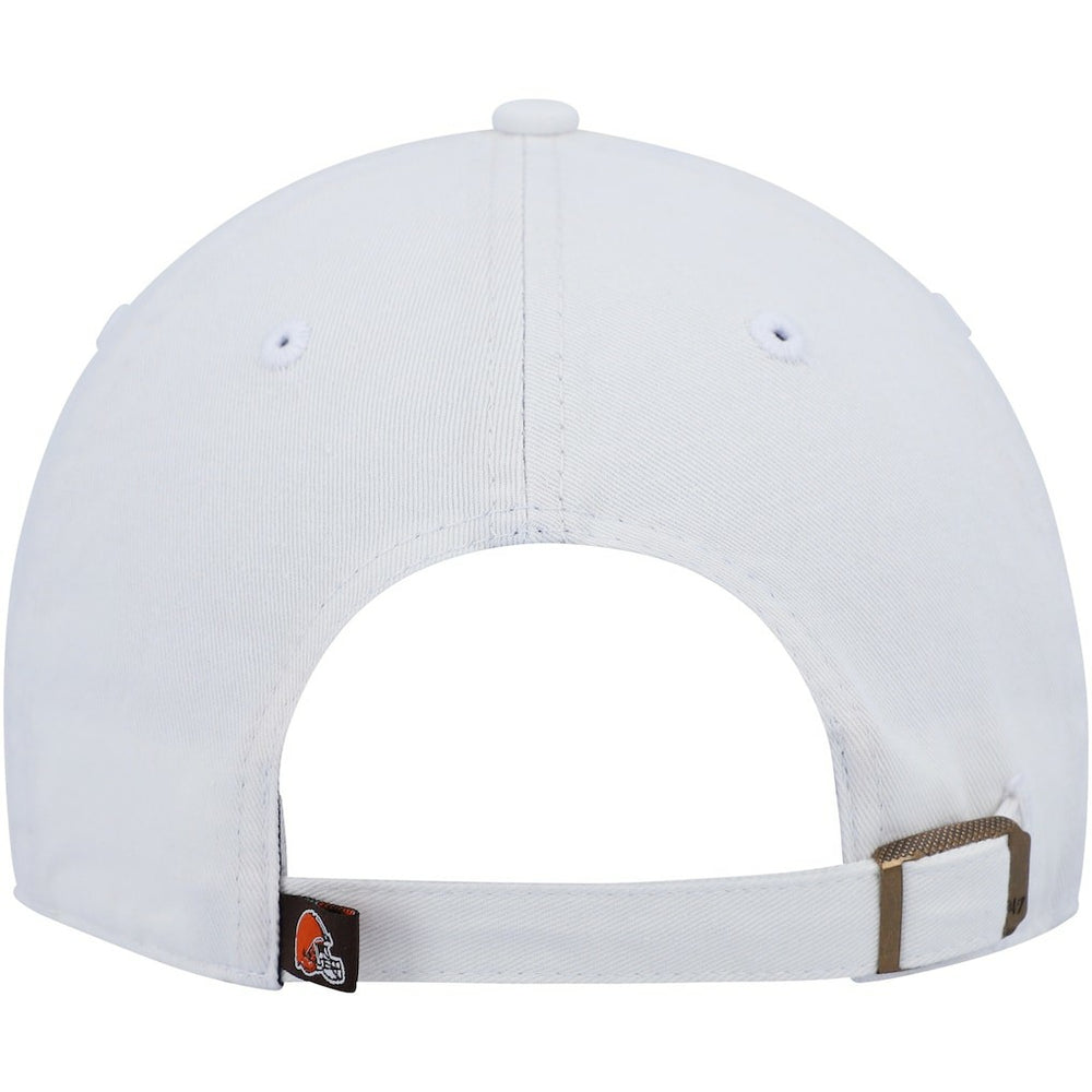 Cleveland Browns '47 Women's Clean Up Adjustable Hat White - 47 brand