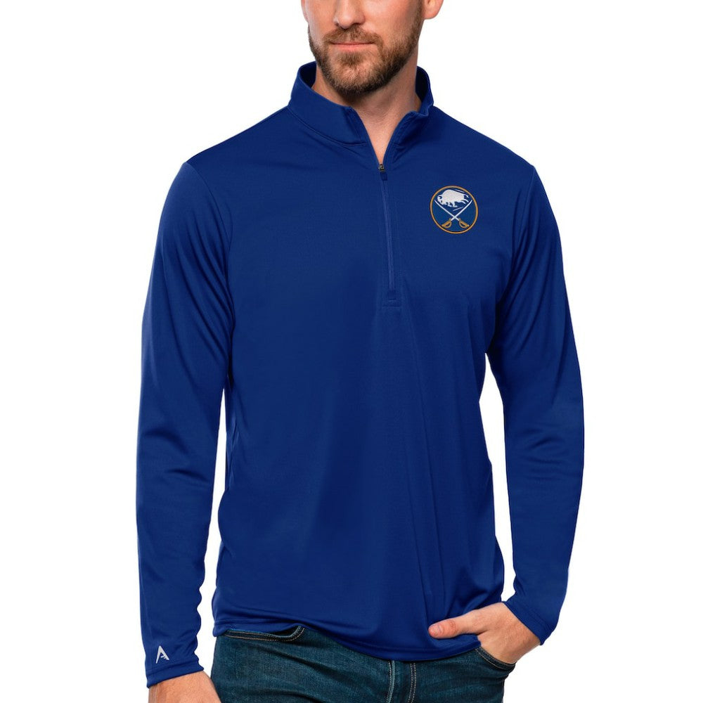 Buffalo Sabres - Antigua Tribute Quarter-Zip Pullover Top Royal