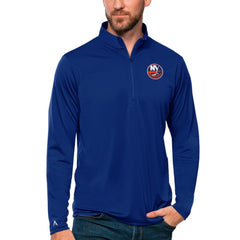 New York Islanders - Antigua Tribute Quarter-Zip Pullover Top Royal