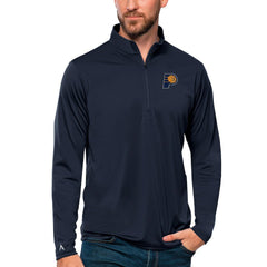 NBA - Indiana Pacers Antigua Tribute Quarter-Zip Pullover Top - Navy