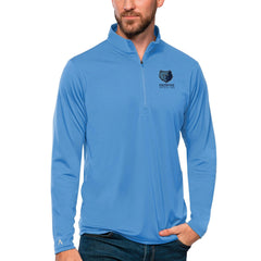 NBA - Memphis Grizzlies Antigua Tribute Quarter-Zip Pullover Top - Blue
