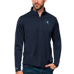 NBA - Minnesota Timberwolves Antigua Tribute Quarter-Zip Pullover Top - Navy