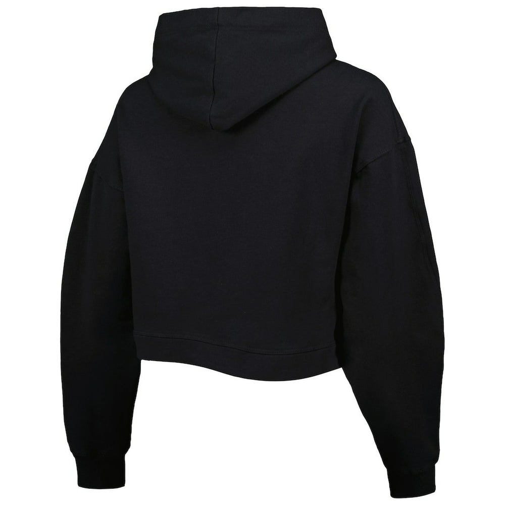 NBA - Boston Celtics Lusso Women's Layla World Tour Cropped Pullover Hoodie - Black