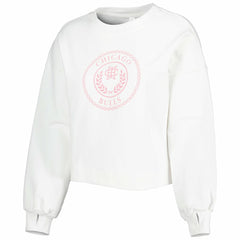 NBA - Chicago Bulls Lusso Women's Lola Ball and Chain Pullover Sweatshirt - White