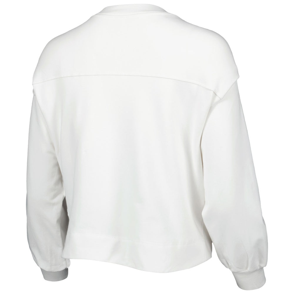 NBA - Los Angeles Lakers Lusso Women's Lola Ball and Chain Pullover Sweatshirt - White