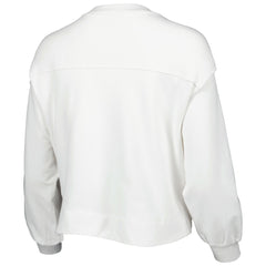 NBA - Los Angeles Lakers Lusso Women's Lola Ball and Chain Pullover Sweatshirt - White