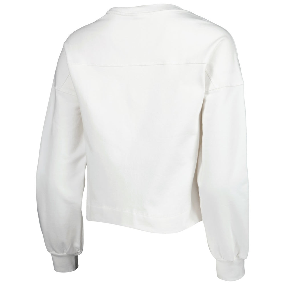 NBA - Phoenix Suns Lusso Women's Lola Ball and Chain Pullover Sweatshirt - White