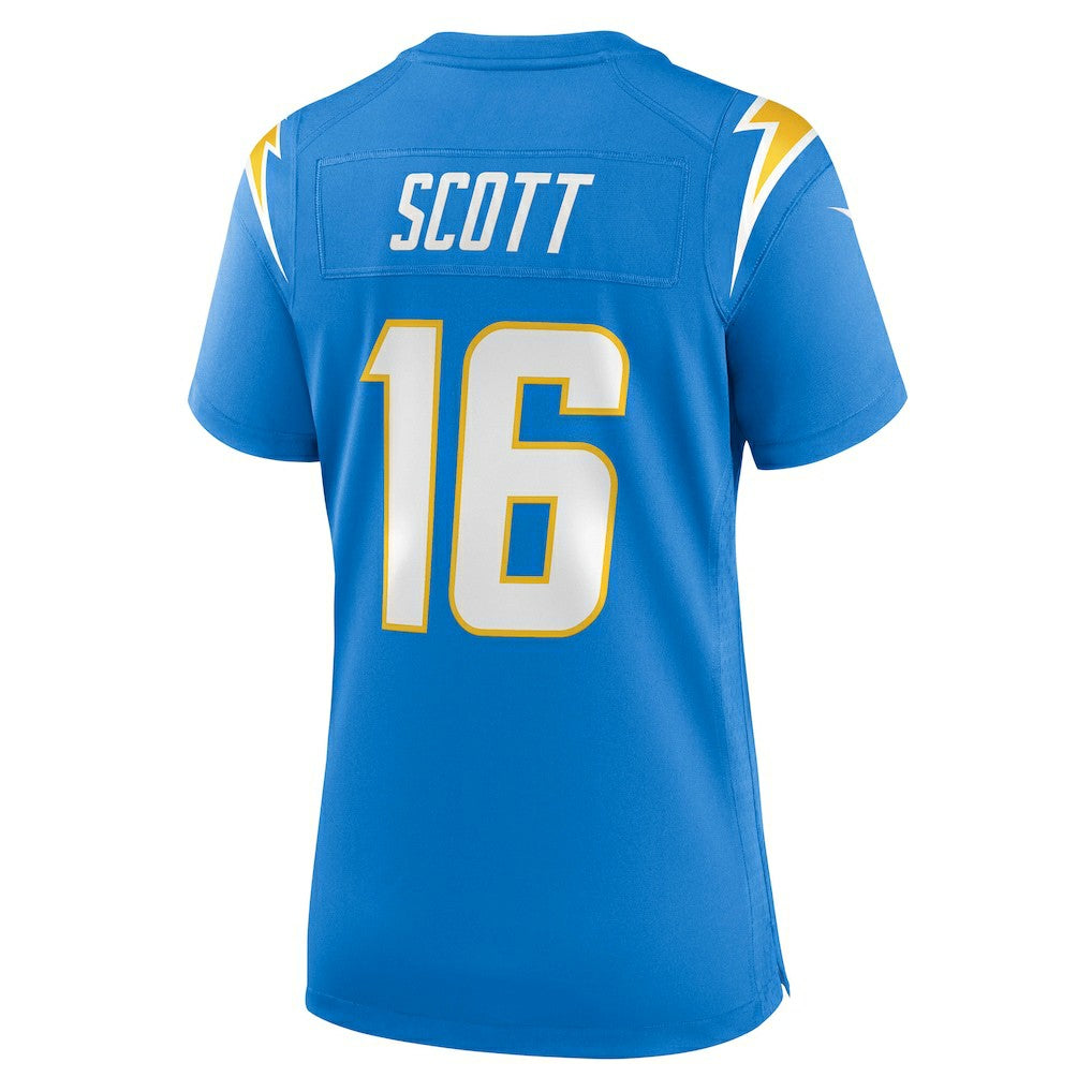JK Scott Los Angeles Chargers Women's Game Jersey Powder Blue - Nike