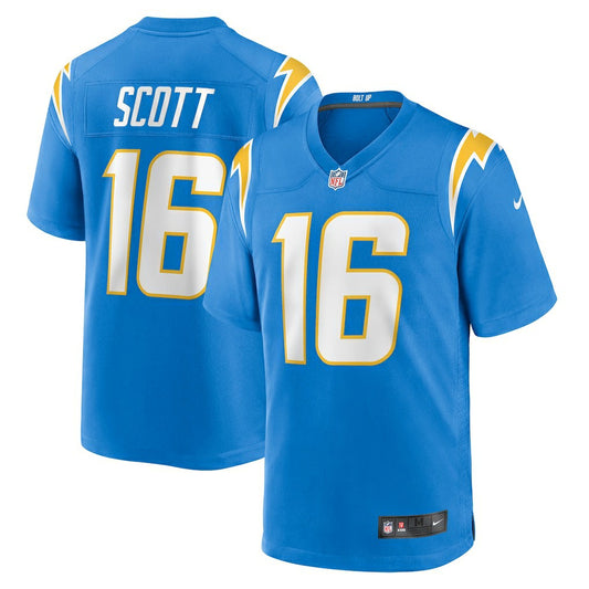 JK Scott Los Angeles Chargers Game Jersey - Powder Blue | NFL Jerseys