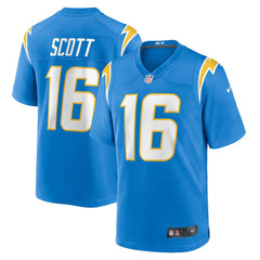 JK Scott Los Angeles Chargers Game Jersey Powder Blue - Nike
