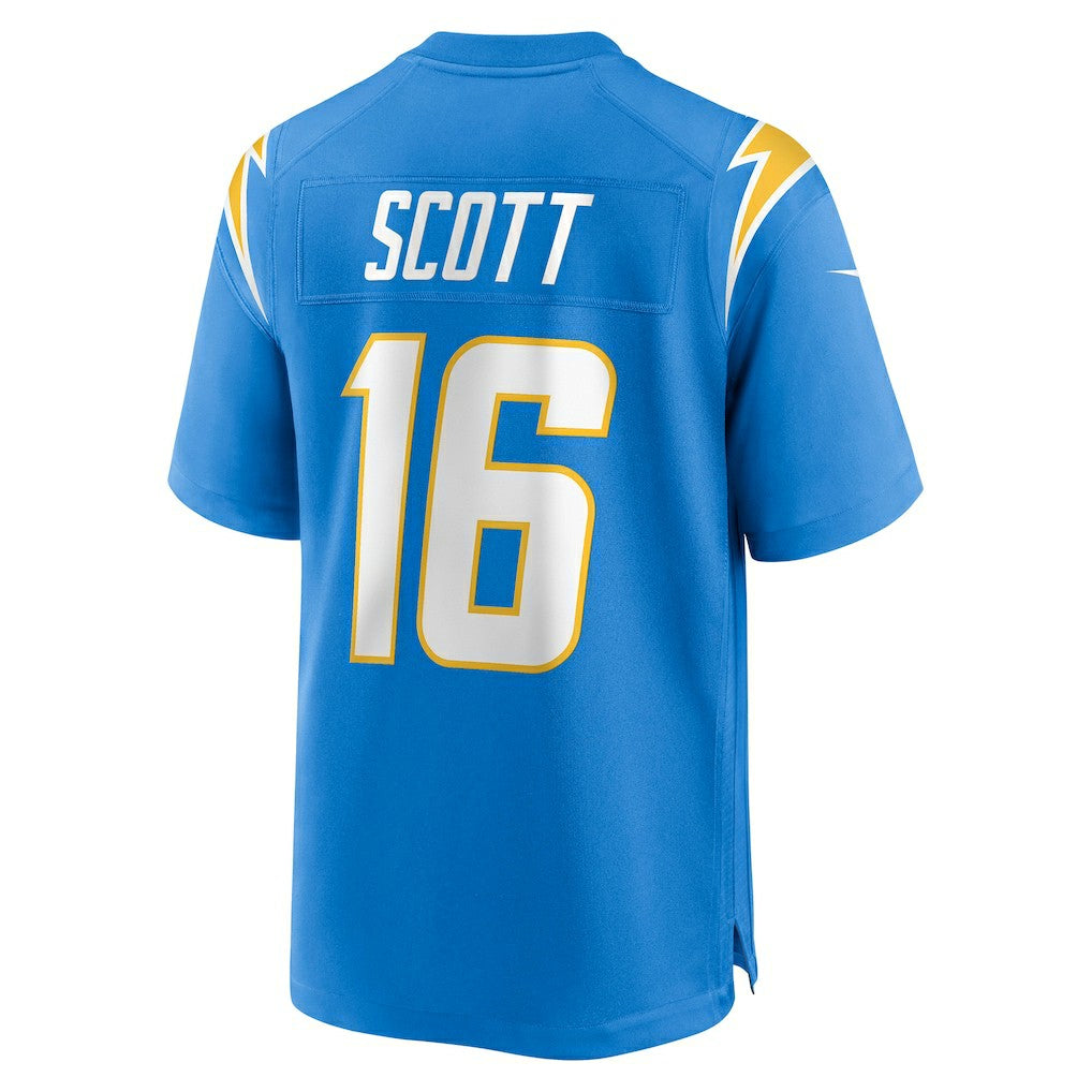 JK Scott Los Angeles Chargers Game Jersey Powder Blue - Nike