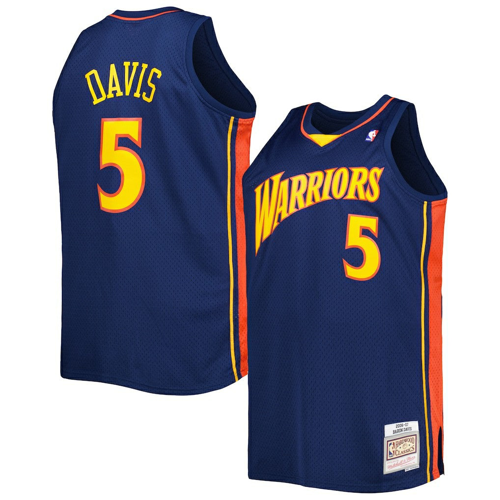 Baron Davis Golden State Warriors Big & Tall Hardwood Classics 2006/07 Swingman Jersey sale - Navy | NBA Jerseys