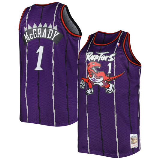 Tracy McGrady Toronto Raptors Big & Tall Hardwood Classics 1998/99 Swingman Jersey - Purple | NBA Jerseys