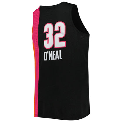 Shaquille O'Neal Miami Heat Big & Tall Hardwood Classics 2005/06 Swingman Jersey - Black | NBA Jerseys