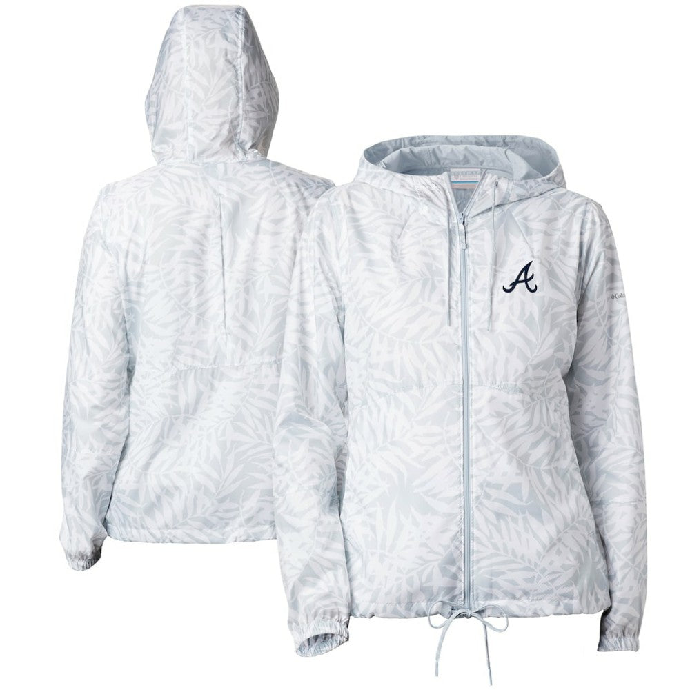Atlanta Braves Columbia Women's Flash Forward Full-Zip Windbreaker Jacket Near Me