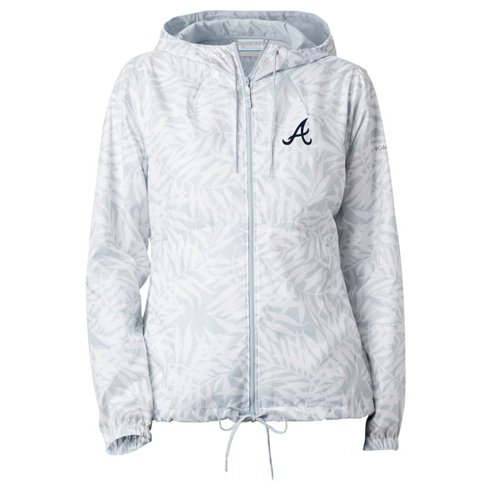 Atlanta Braves Columbia Women's Flash Forward Full-Zip Windbreaker Jacket Near Me