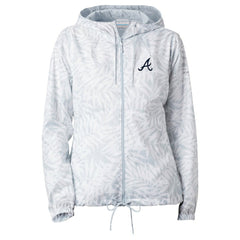 Atlanta Braves Columbia Women's Flash Forward Full-Zip Windbreaker Jacket Near Me