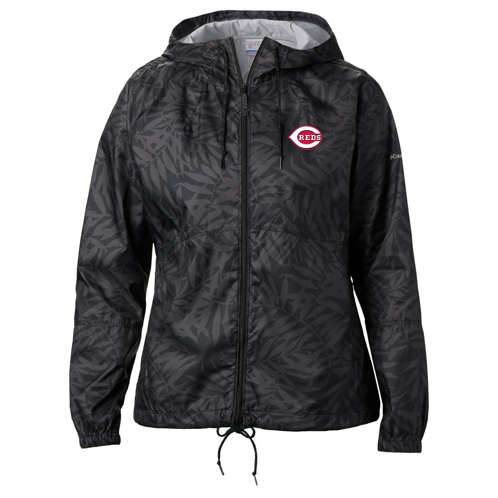 Cincinnati Reds Columbia Women's Flash Forward Full-Zip Windbreaker Jacket Online