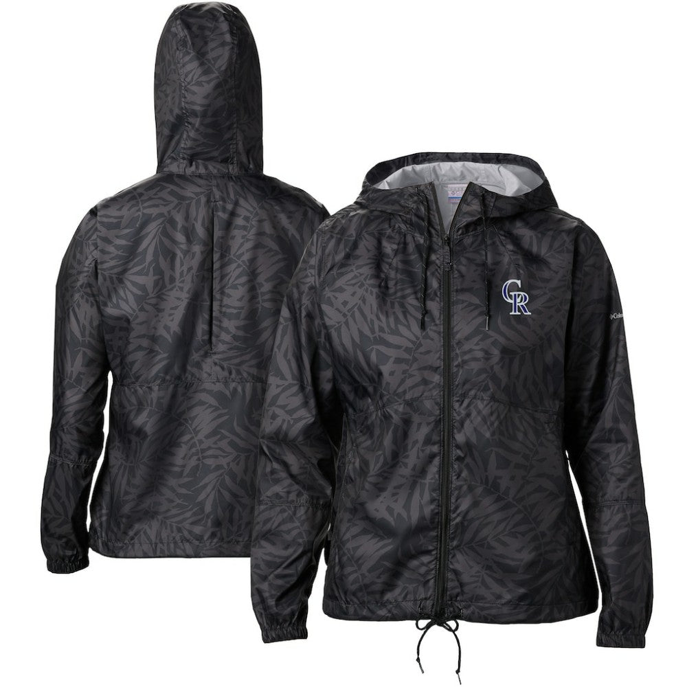 Colorado Rockies Columbia Women's Flash Forward Full-Zip Windbreaker Jacket Near Me